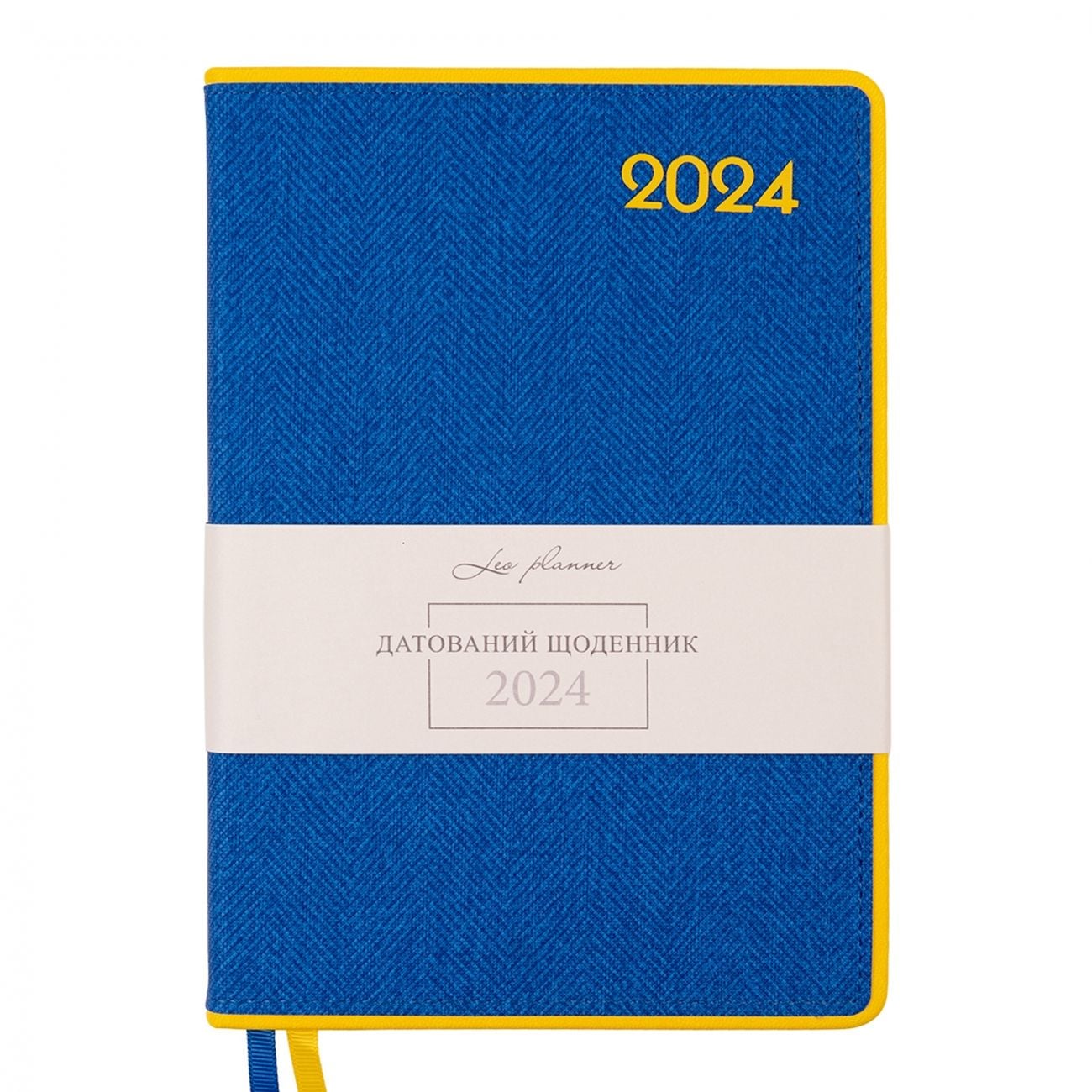 Блокнот щоденник Planner 2024  Patriot II жовто-синій 252447 LEO