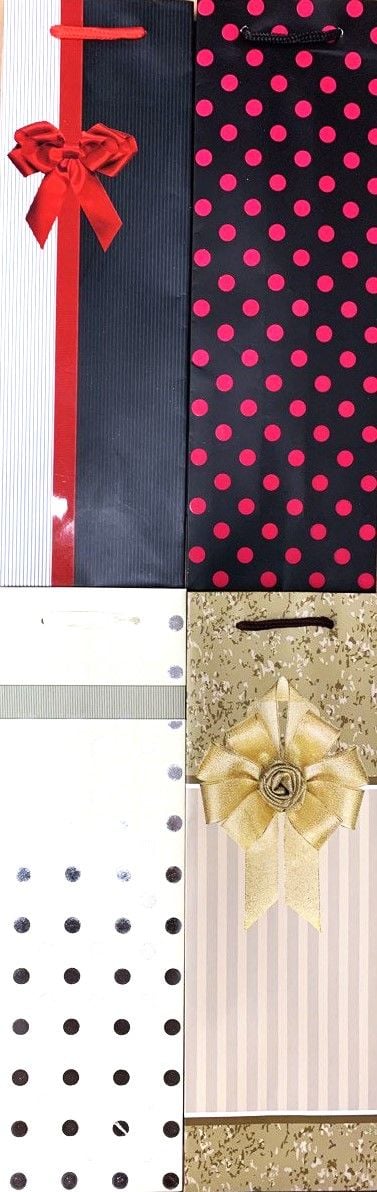 Пакет подарунковий під пляшку картонний (12 шт/уп) EJ-A Eno Greeting