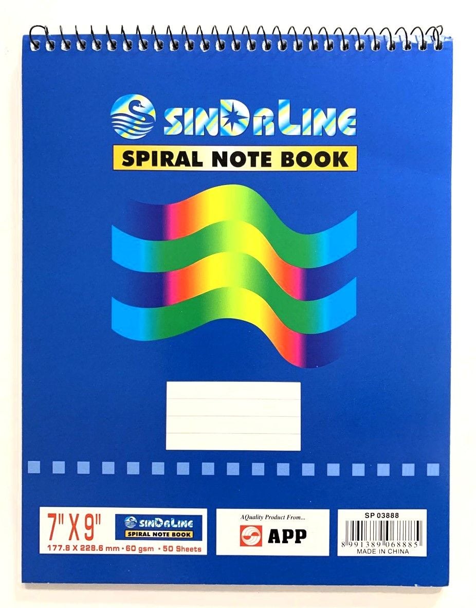 Блокнот 177*228 мм клітинка на пружині 50 арк SP 03888 Імпорт