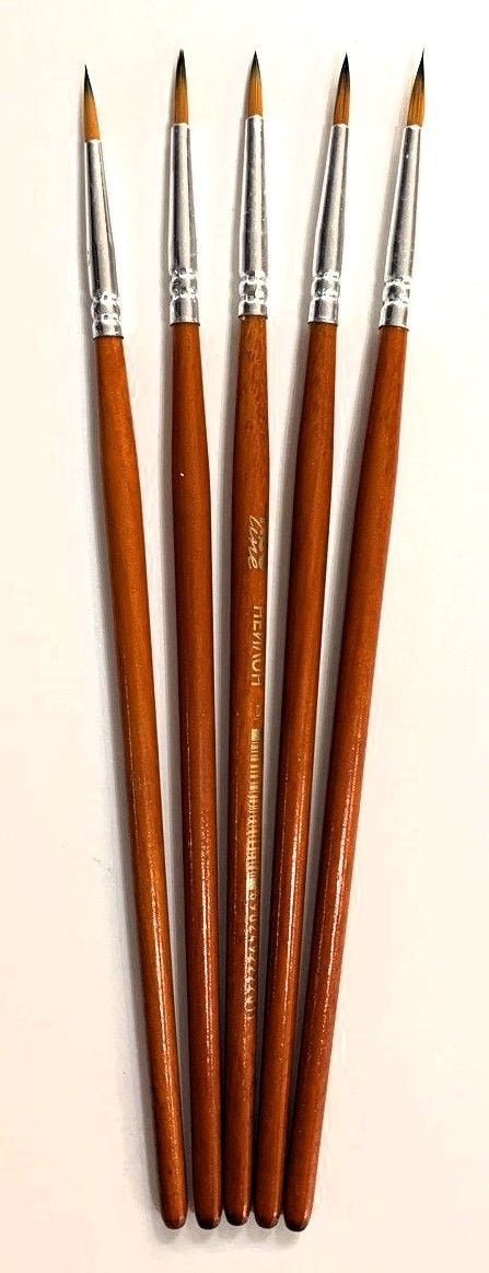 Пензлики №1 круглі нейлон (25 шт/уп) CHNR-2201 NeoLine