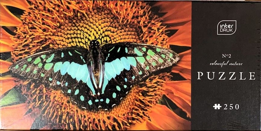 Пазли 250 шт 48*33 см Colorful nature 2 Метелик 342003 INTERDRUK