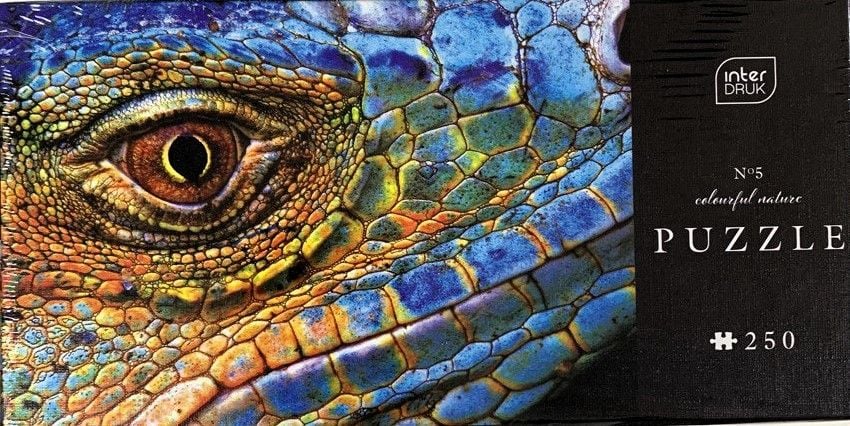 Пазли 250 шт 48*33 см Colorful nature 5 Ящірка 342034 INTERDRUK