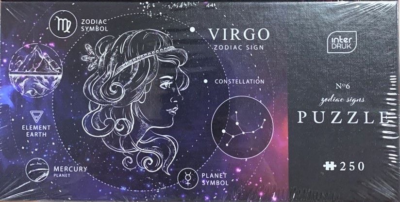 Пазли 250 шт 48*33 см Zodiak 6 Virgo Діва 341921 INTERDRUK