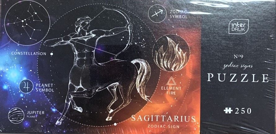 Пазли 250 шт 48*33 см Zodiak 9 Sagittarius Стрілець 341952 INTERDRUK
