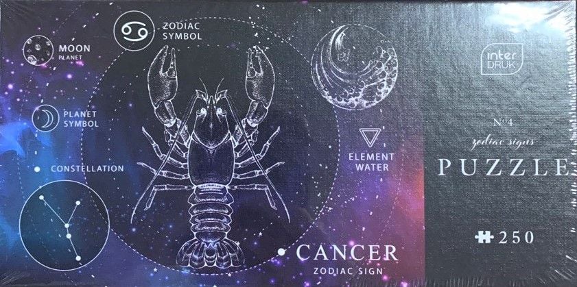 Пазли 250 шт 48*33 см Zodiak 4 Cancer Рак 341907 INTERDRUK