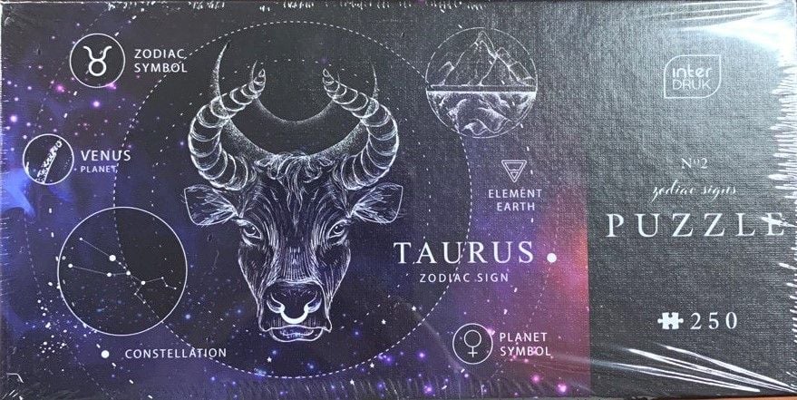 Пазли 250 шт 48*33 см Zodiak 2 Taurus Телець 341884 INTERDRUK