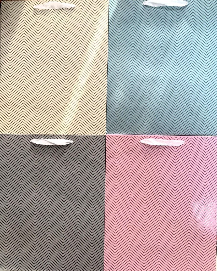 Пакет подарунковий 260*127*324 мм Large UV (12 шт/уп) 23-E-W-138 Малеваро