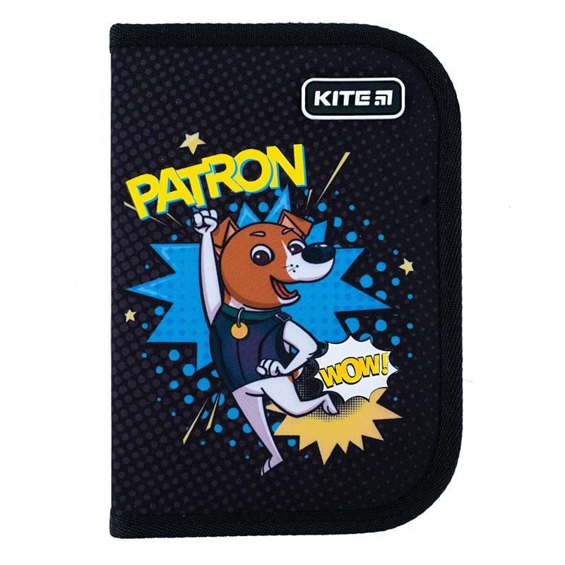 Пенал книжка 1 відділення, 1 відворот Patron-2 PN23-621-2 Kite