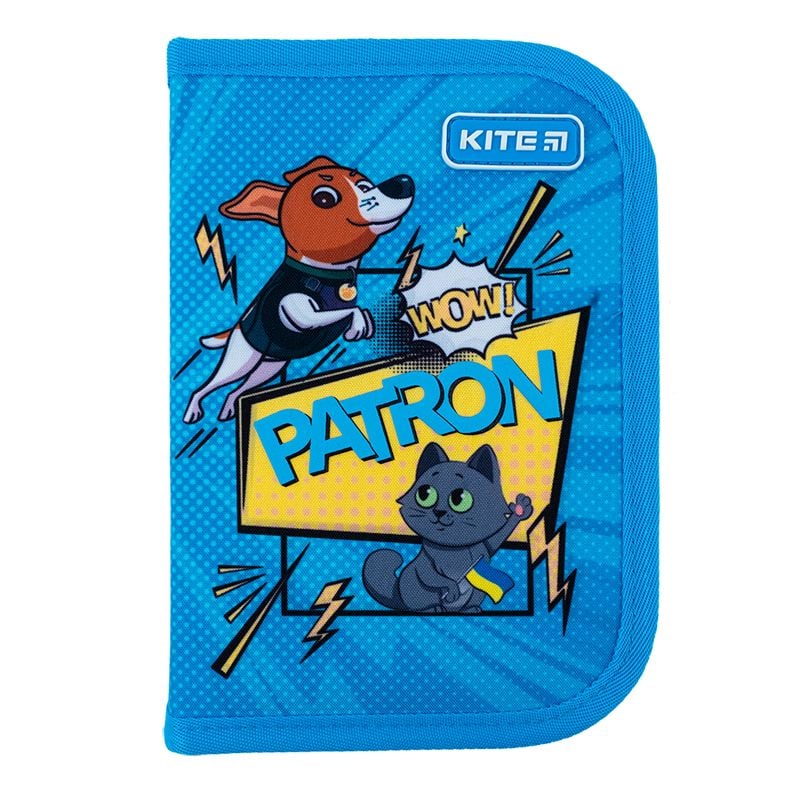 Пенал книжка 1 відділення, 1 відворот Patron-1 PN23-621-1 Kite