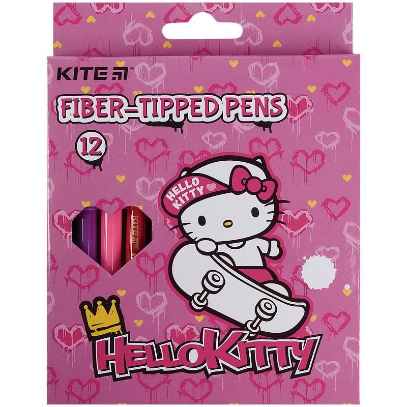 Фломастери 12 кол Hello Kitty (12 наб/уп) HK21-047 Kite