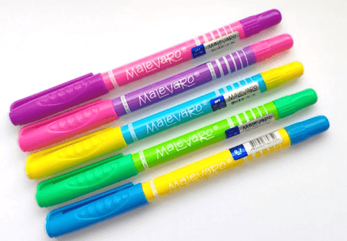 Ручка масляна 0,7 мм RAINBOW синя (12 шт/уп) 907ML MALEVARO