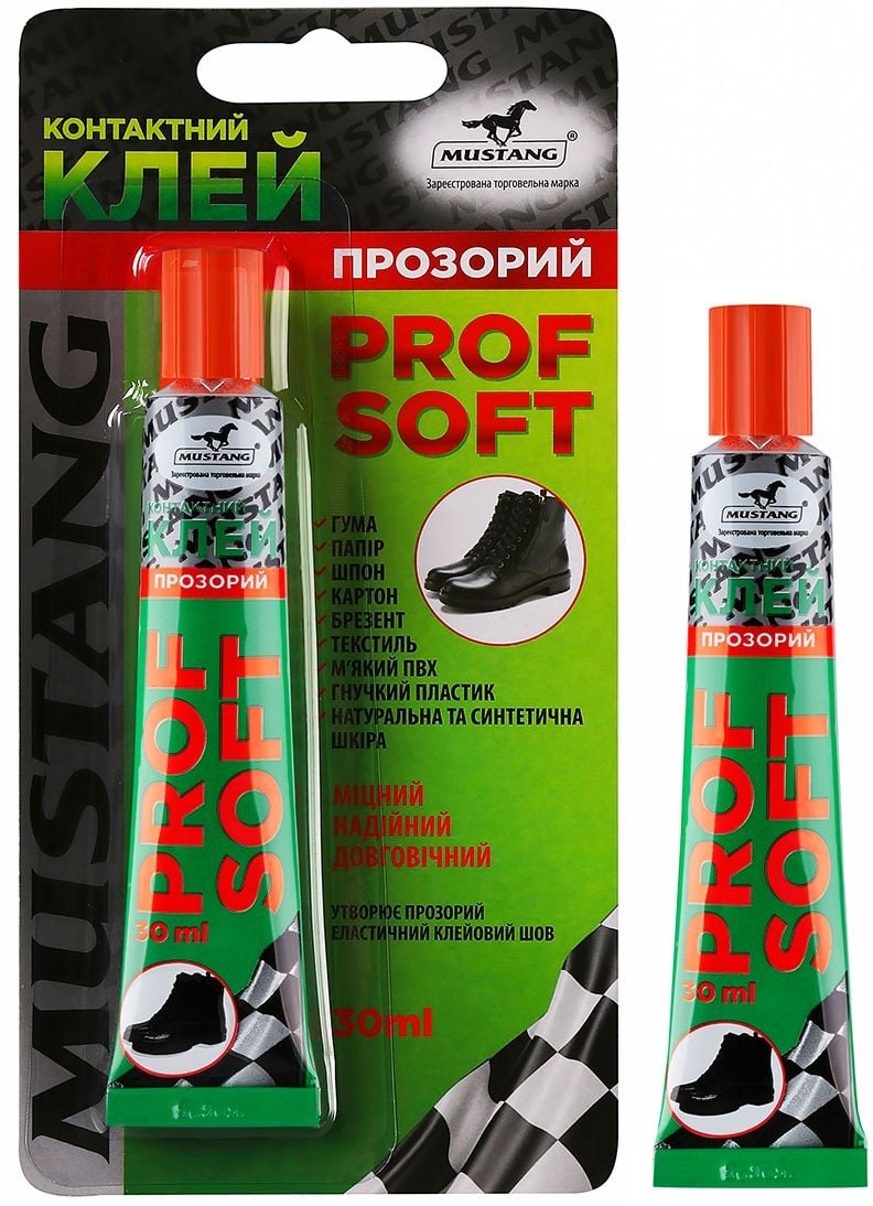 Клей контактний PROF SOFT 30 мл MG25 MUSTANG
