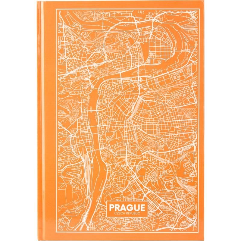Блокнот Книга А4 96 арк клітинка Prague 8422-542 Axent