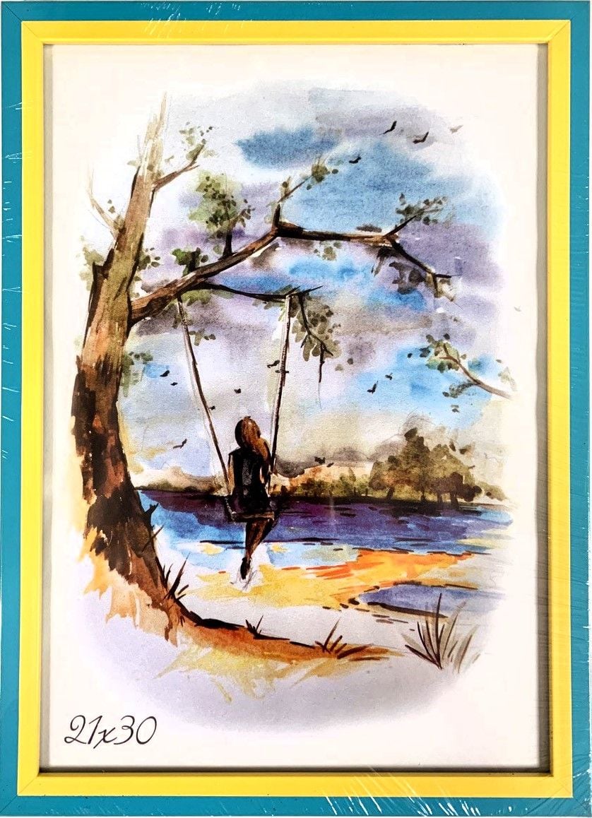 Рамка 21*30 з вузьким профілем Прапор Арт багет