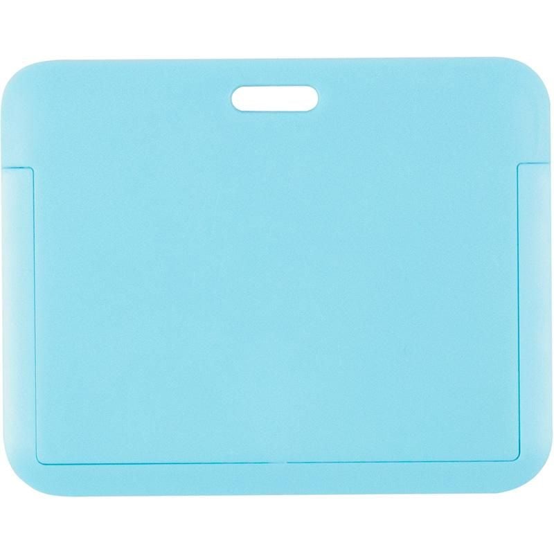 Бейдж слайдер горизонтальний блакитний 85*54 мм (5 шт/уп) 4500H-22 Axent