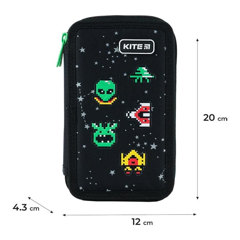 Пенал книжка 2 відділення UFO K24-623 Kite