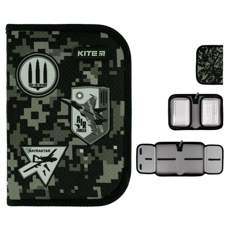 Пенал книжка 1 відділення, 2 відворота Air Force K24-622-10 Kite