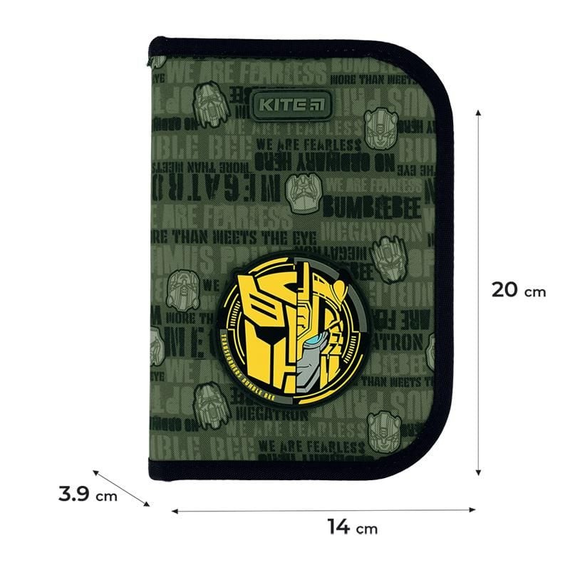 Пенал книжка 1 відділення, 2 відворота Transformers TF24-622 Kite