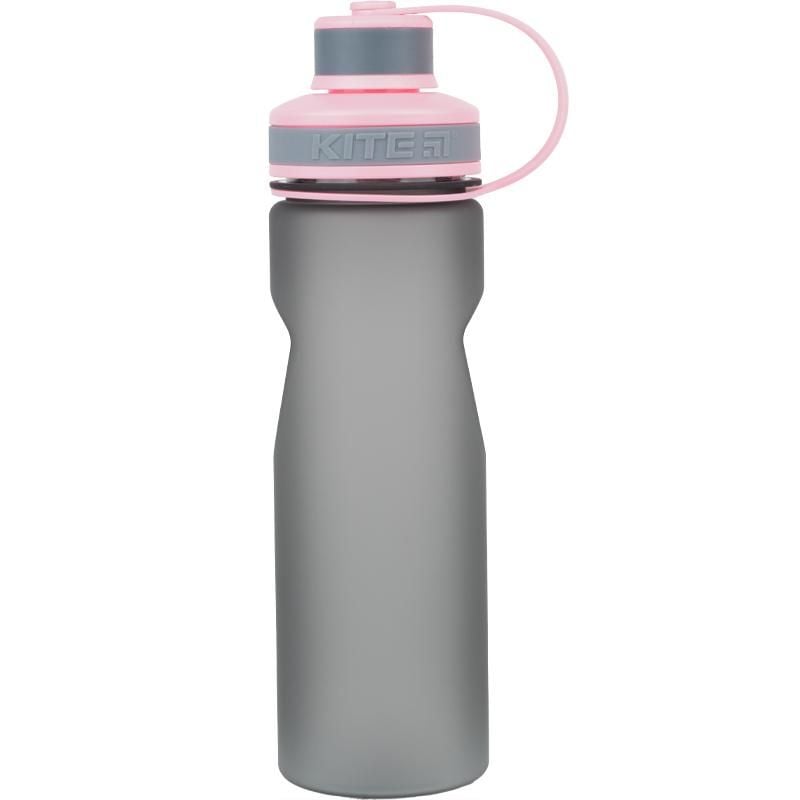 Пляшечка для води 700 мл сіро-рожева K21-398-03 Kite