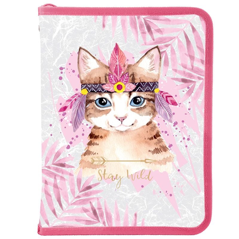 Папка для зошитів А5+ Cuties-03 кішка 1805-93 Axent