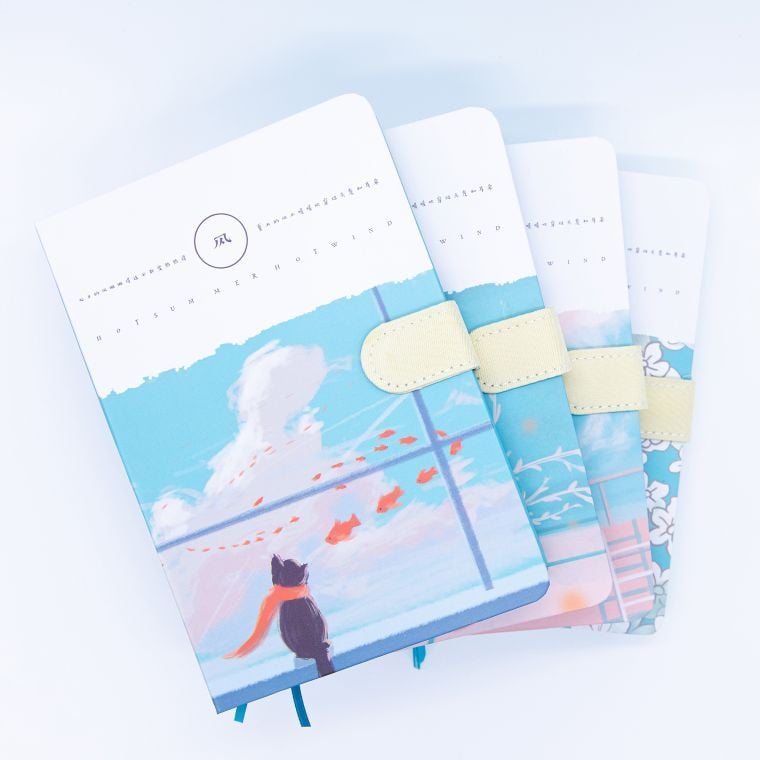 Блокнот на магніті А5 12,9*18,6 см 128 арк тверда обкл Spring breath (12 шт/уп) 761506ML MALEVARO