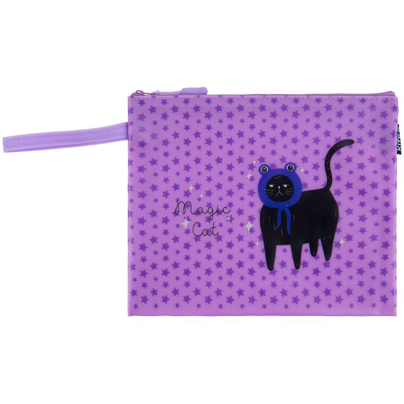 Папка на блискавці В5 силіконова бузкова Frogocat K22-469-05 Kite