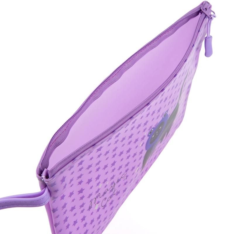 Папка на блискавці В5 силіконова бузкова Frogocat K22-469-05 Kite