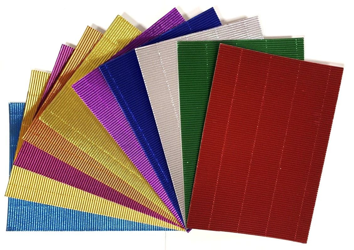 Гофрований картон голографічний А4 1,5см 10арк CN-108 AIHAO