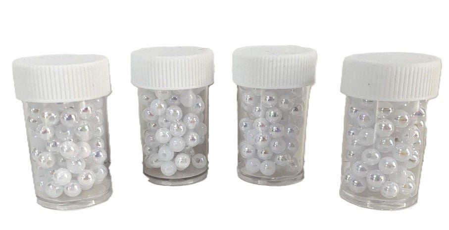 Перлини перламутрові білі (12 бан/уп) 1465-7 AIHAO