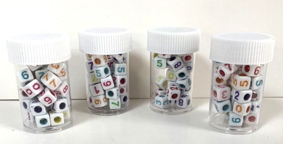 Квадратні намистини цифри (12 бан/уп) 1465-11 AIHAO