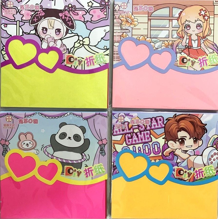 Папір для орігамі кольоровий асорті 17*17см 721762 Eno Greeting