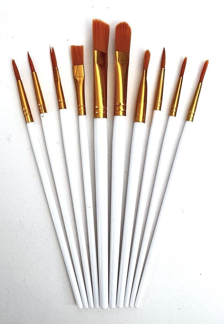 Пензлики набір асорті нейлон CN-1101 AIHAO