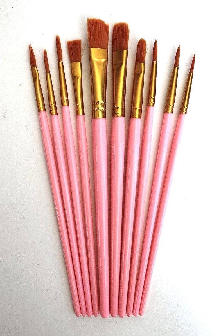 Пензлики набір асорті нейлон CN-1101 AIHAO