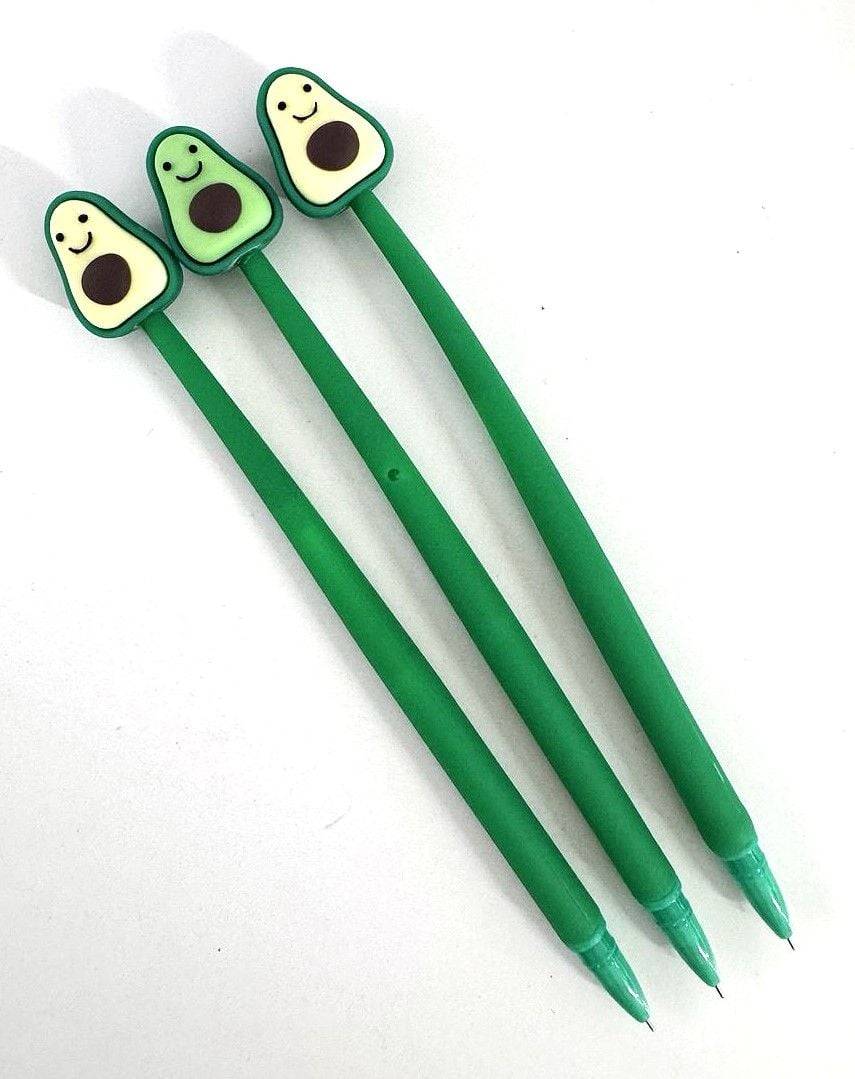 Ручка гелева Авокадо синя (48 шт/уп) ZF2226 SOFUN