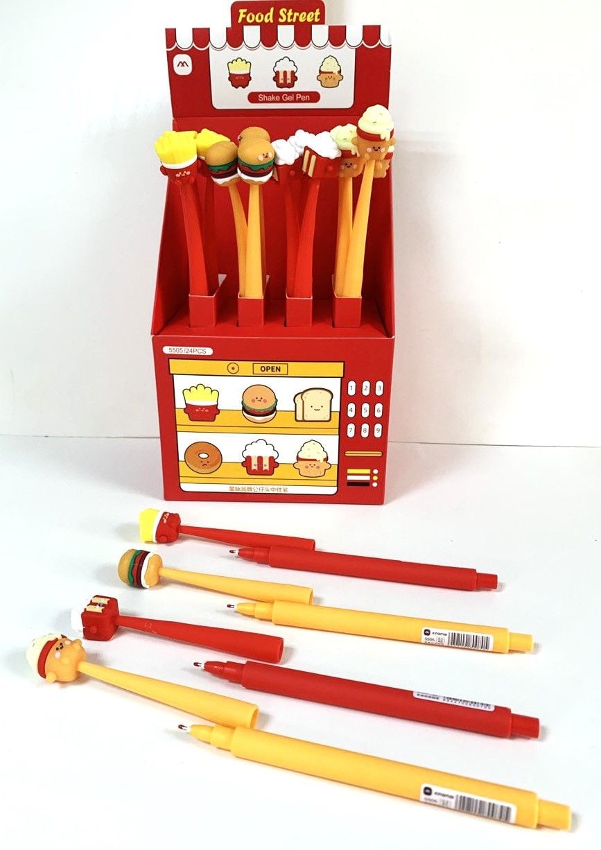 Ручка гелева Макдональдс синя (24 шт/уп) 5505 AIHAO