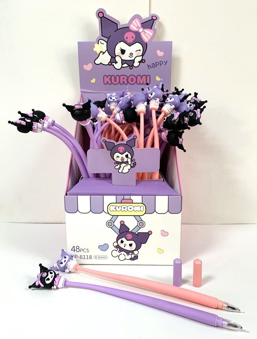 Ручка гелева Куромі синя (48) KP-6118 AIHAO