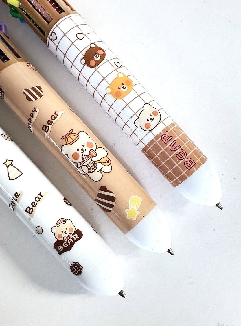 Ручка кулькова Ведмедик 10 кольорів (36 шт/уп) KP-9003 AIHAO