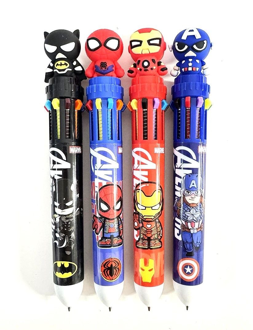 Ручка кулькова Месники 10 кольорів (36 шт/уп) KP-9031 AIHAO