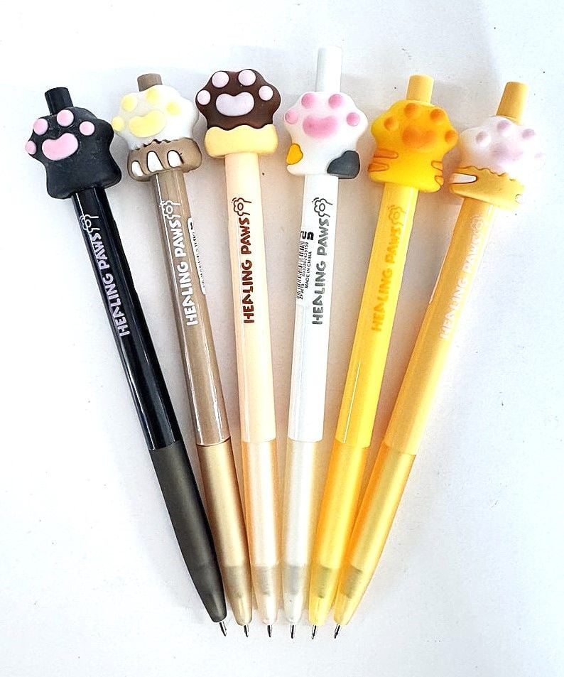 Ручка гелева автомат Лапка синя (36 шт/уп) ZF3615 SOFUN