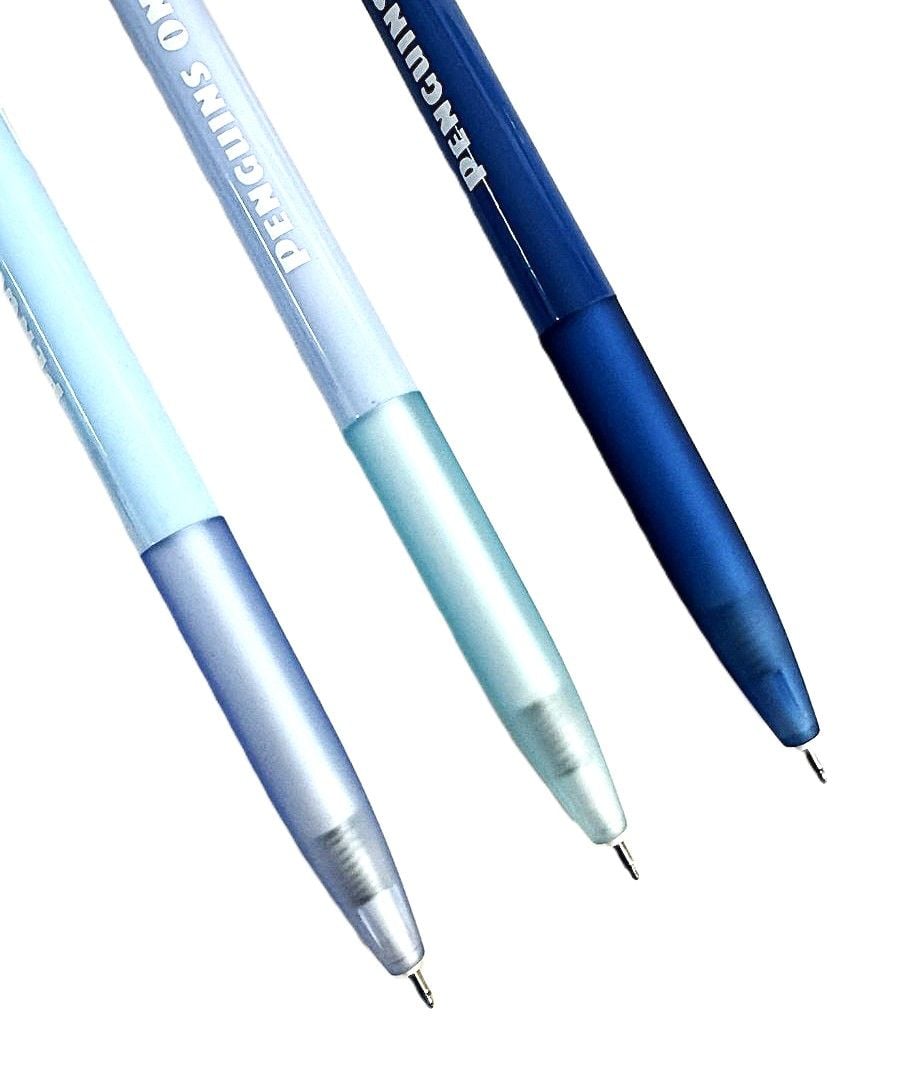 Ручка кулькова автомат Пінгвін синя (36 шт/уп) ZF2922 SOFUN