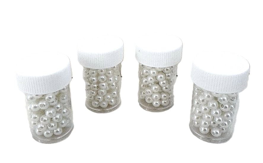 Перлини перламутрові білі (12 бан/уп) 1465-8 AIHAO