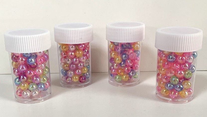 Перламутрові намистини кольорові (12 бан/уп) 1465-2 AIHAO