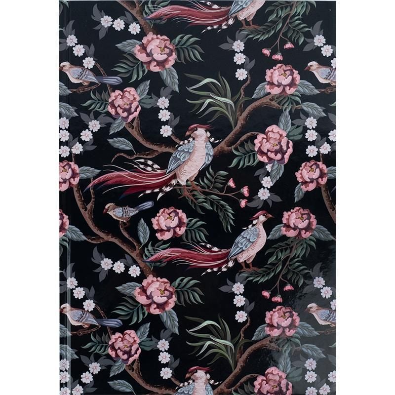 Блокнот Книга А4 96 арк клітинка тверда обкл Birds&Flowers 8422-571 Axent