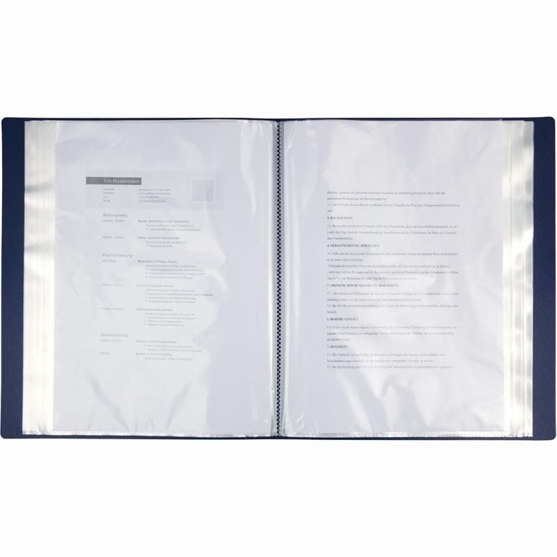 Папка з файлами 80 синя 1280-02 Axent