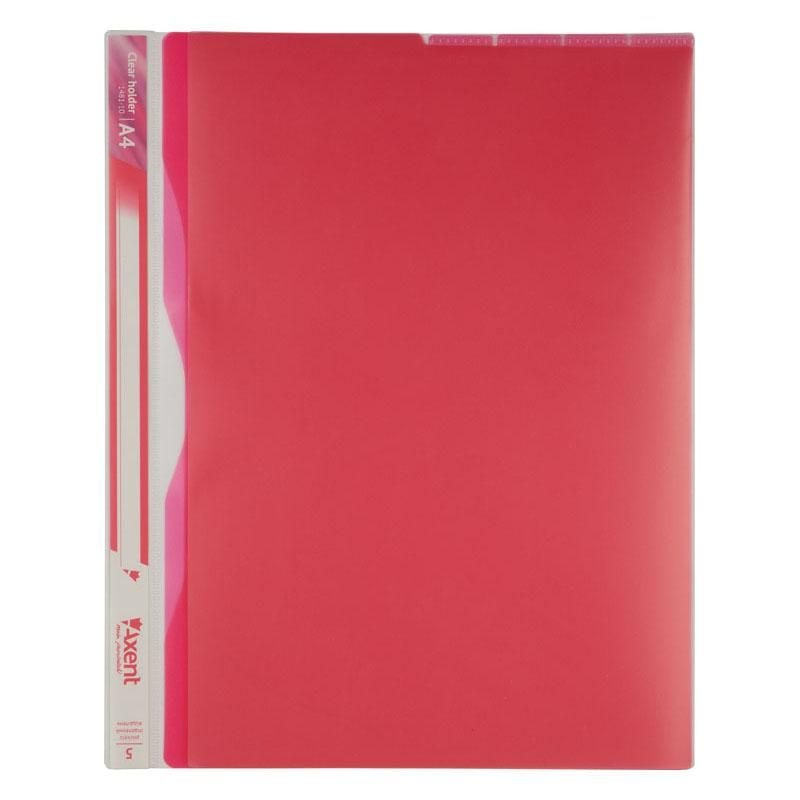 Папка куточок на 5 відділень рожева 1481-10 Axent