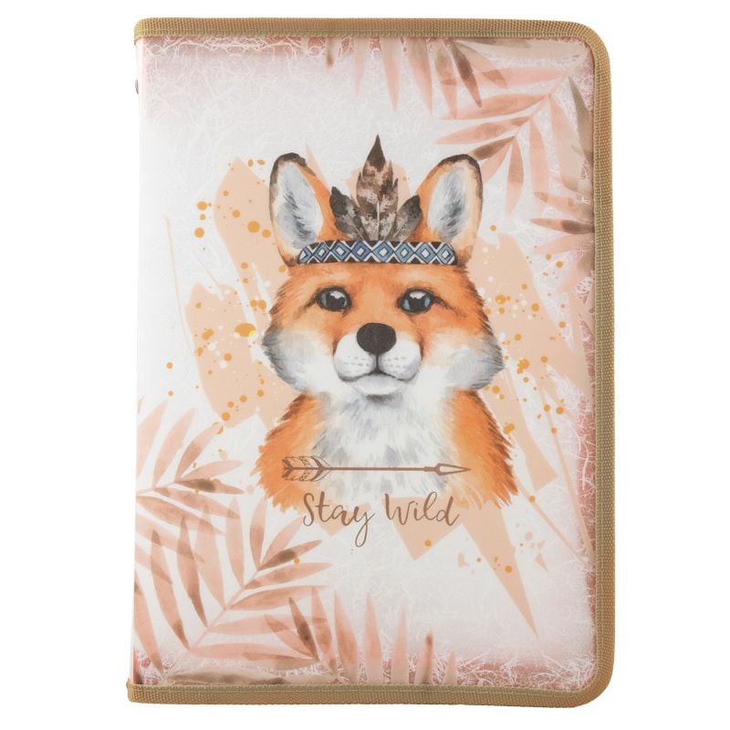 Папка на блискавці А4+ Cuties-04 лисиця 1804-94 Axent