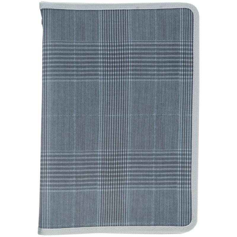 Папка на блискавці об'ємна А4+ Tartan Gray (12) 1804-17 Axent