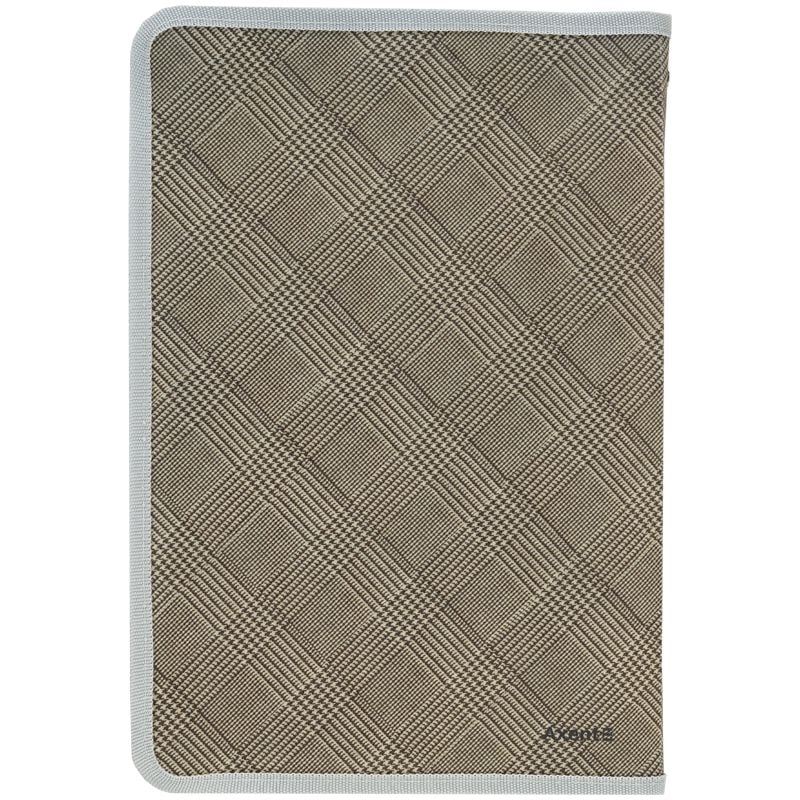 Папка на блискавці об'ємна А4+ Tartan Olive (12) 1804-20 Axent