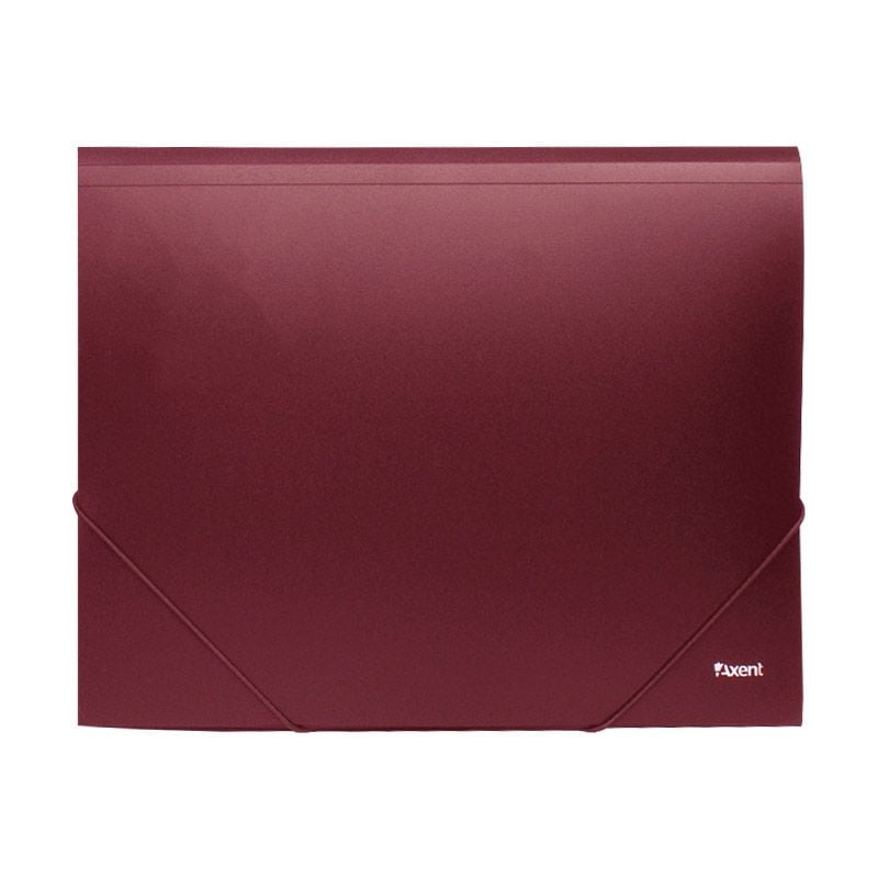 Папка на гумках А4 бордова (60) 1508-04 Axent