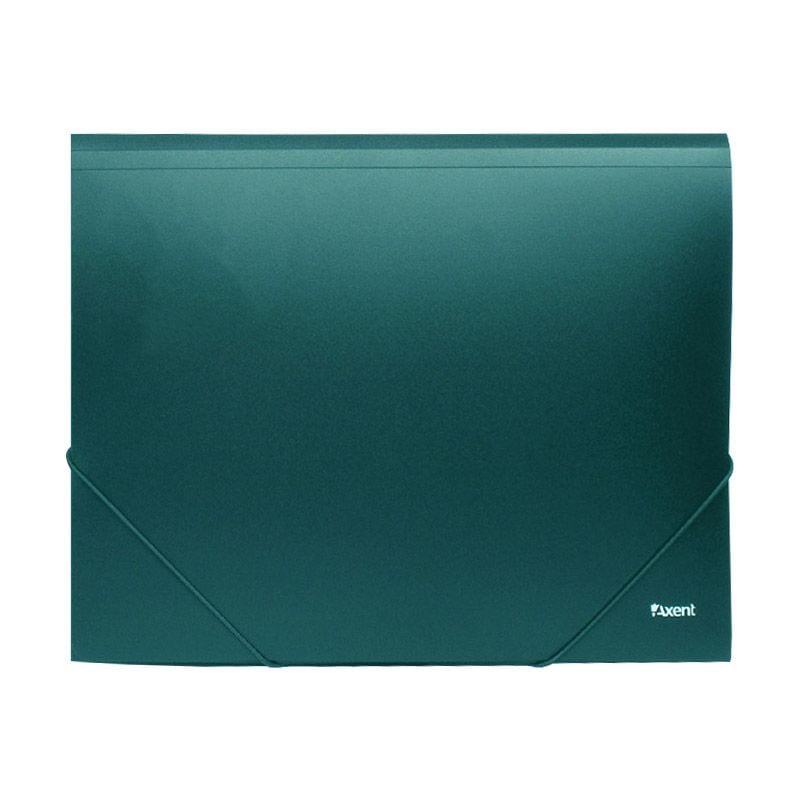Папка на гумках А4 зелена (60) 1508-05 Axent